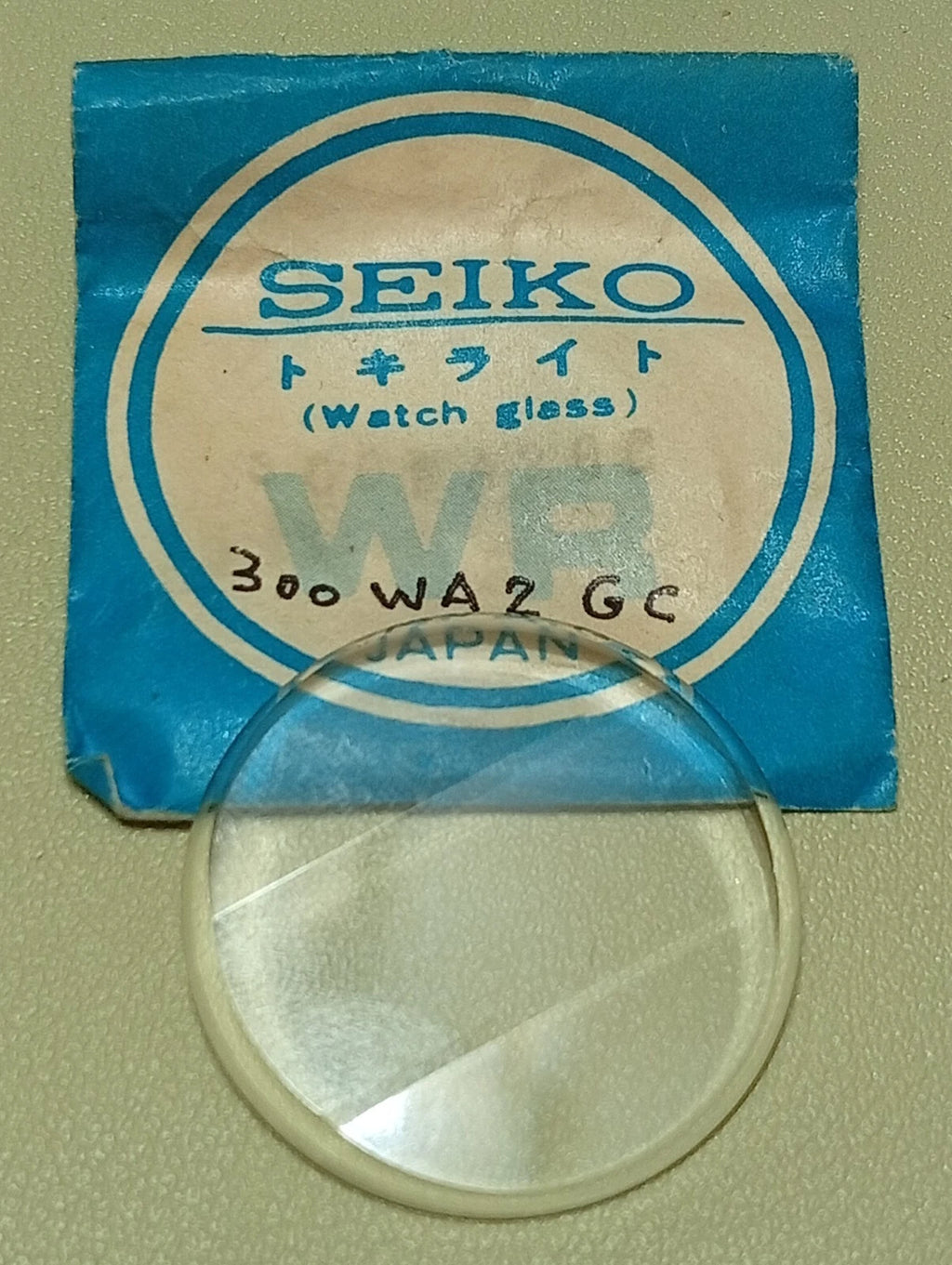 SEIKO NOS FACETED CRYSTAL SEIKO 300WA2GC NOS