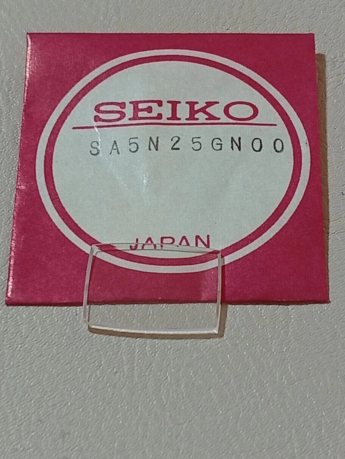 Seiko SA5N25GN 00 Vetro Crystal Glass Watch Glass Verre NOS Original for 1600-51