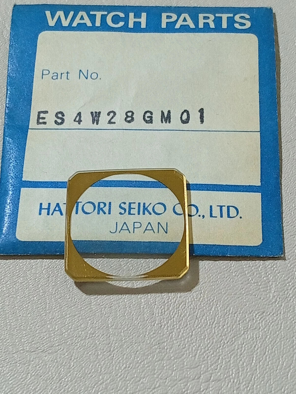 Seiko ES4W28GM01 Glass Crystal Original NOS