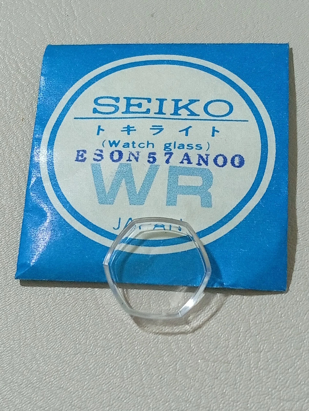 Seiko ES0N57AN 00 Vetro Crystal Glass Watch Glass Verre Original NOS per 1104-70