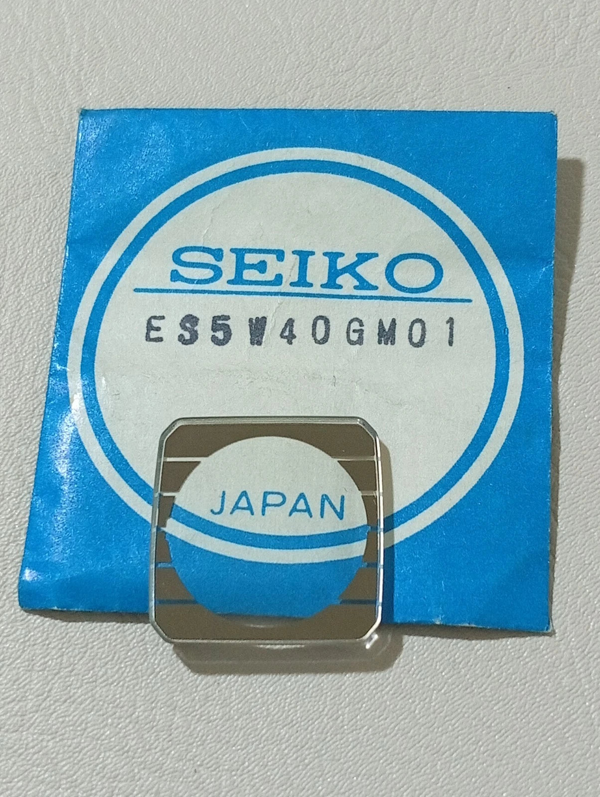Seiko ES4W40GM01 Glass Crystal Original NOS