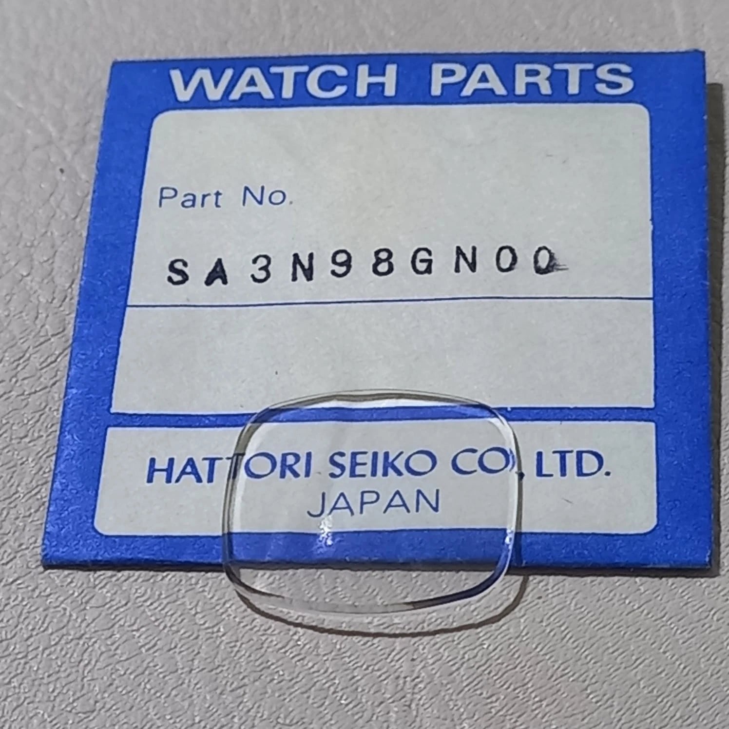 Seiko/Pulsar to fit Watch Crystal SA3N98GN00 for 3421-5120, 3421-5129 NOS