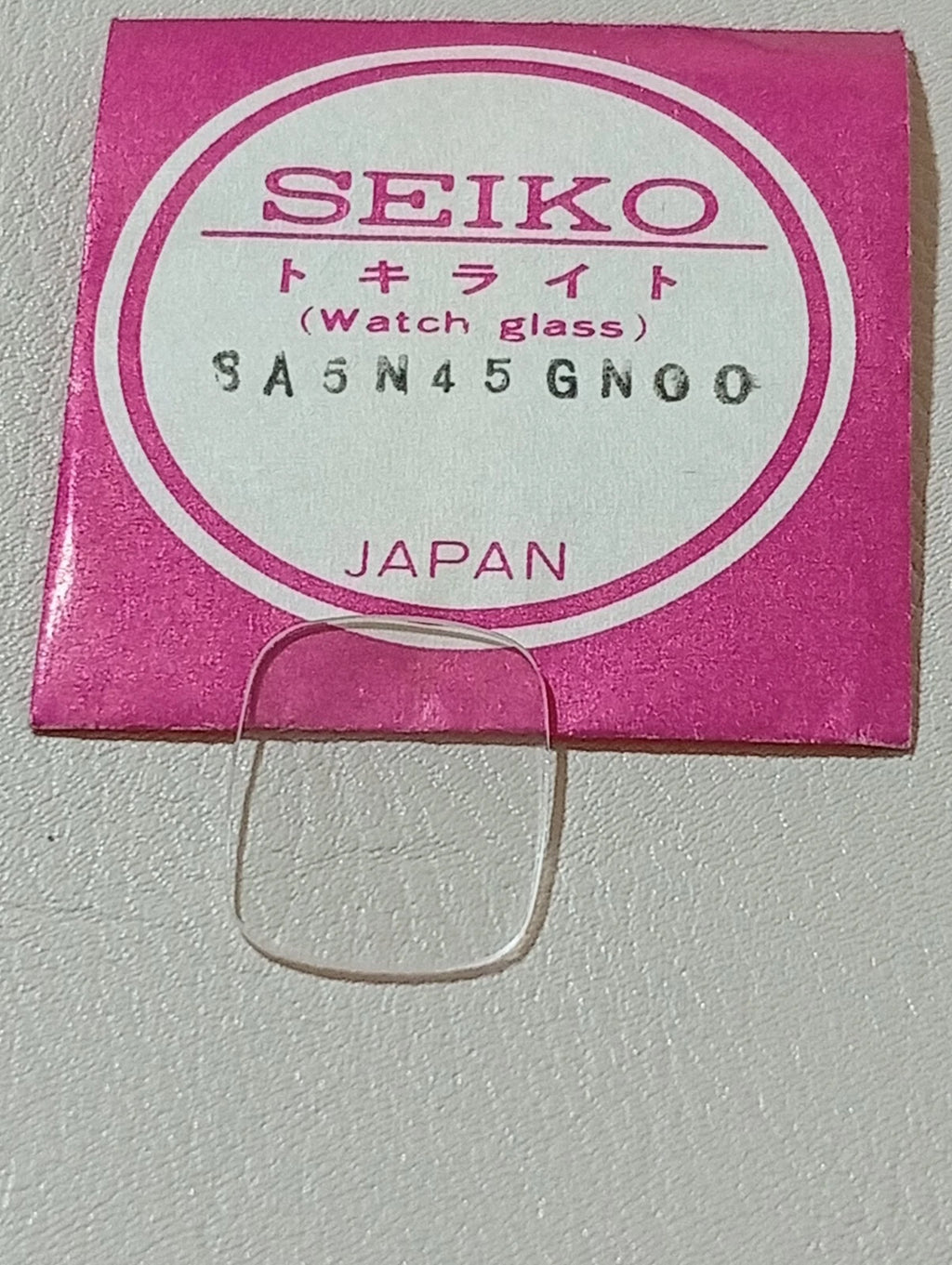 Seiko SA5N45GN00 Glass Crystal Original NOS