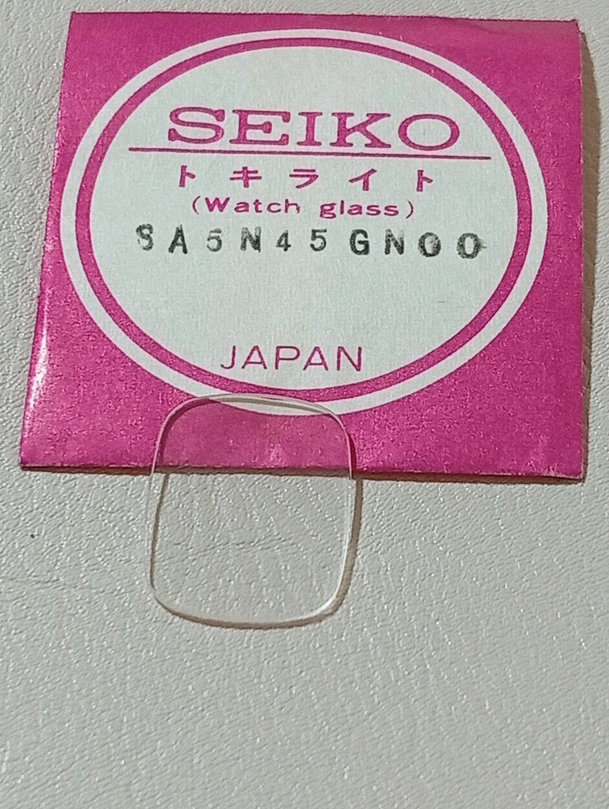 Seiko SA5N45GN00 Glass Crystal Original NOS