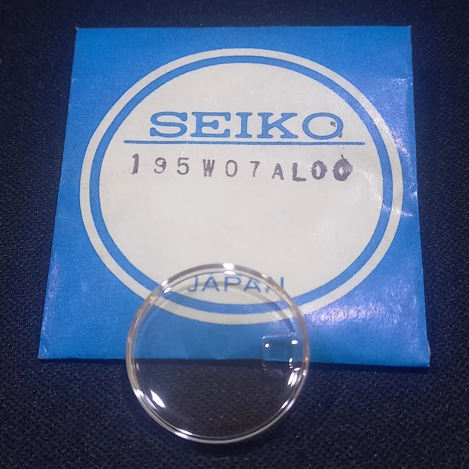 SEIKO GLASS RARE VINTAGE 195W07AL00 2517-0211 2205-0190 2205-0410 N.O.S.