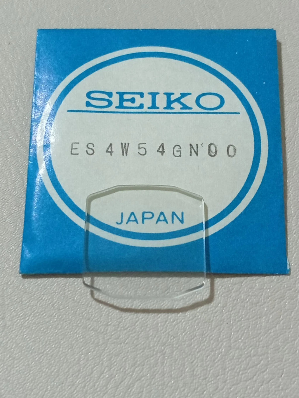 Seiko ES4W54GN00 Glass Crystal Original NOS