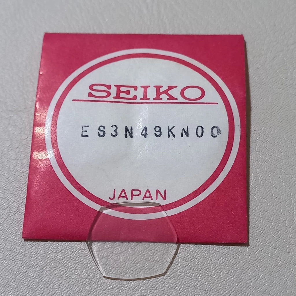 SEIKO GENUINE CRYSTAL GLASS WATCH ES3N49KN00 NOS