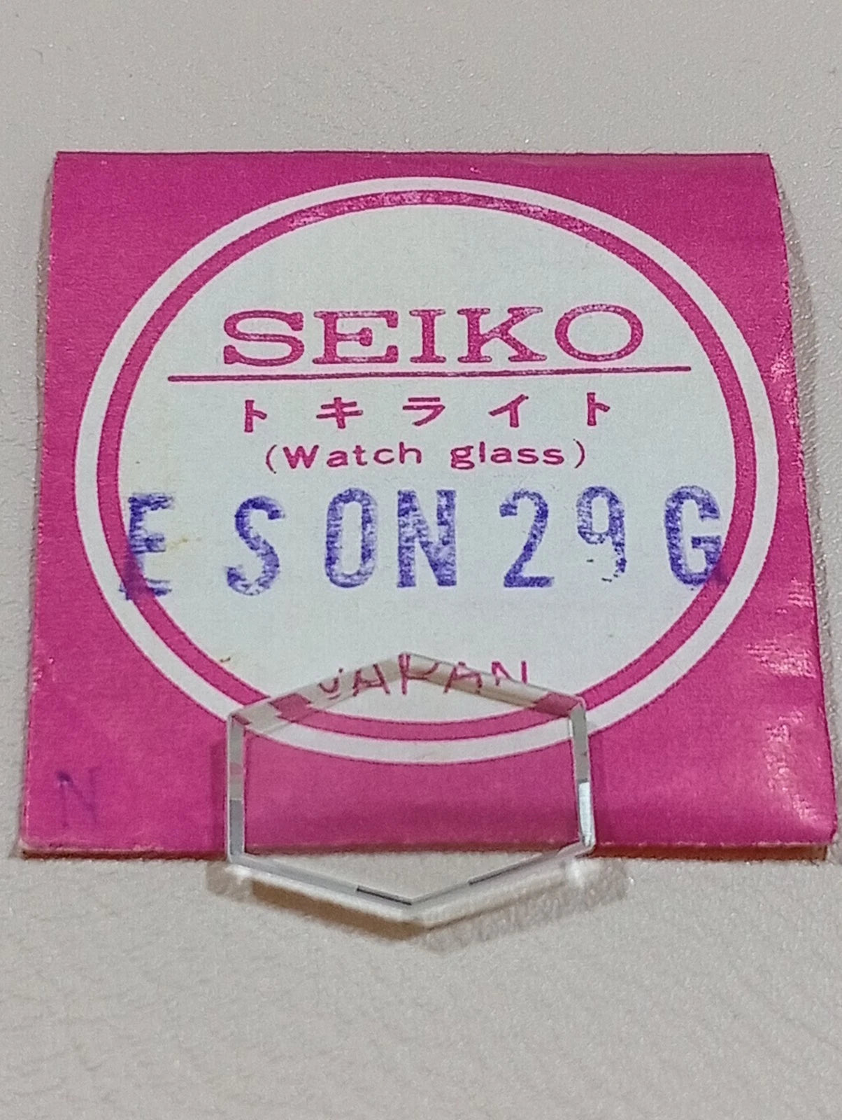 Seiko ES0N29G Crystal Glass Watch Original NOS