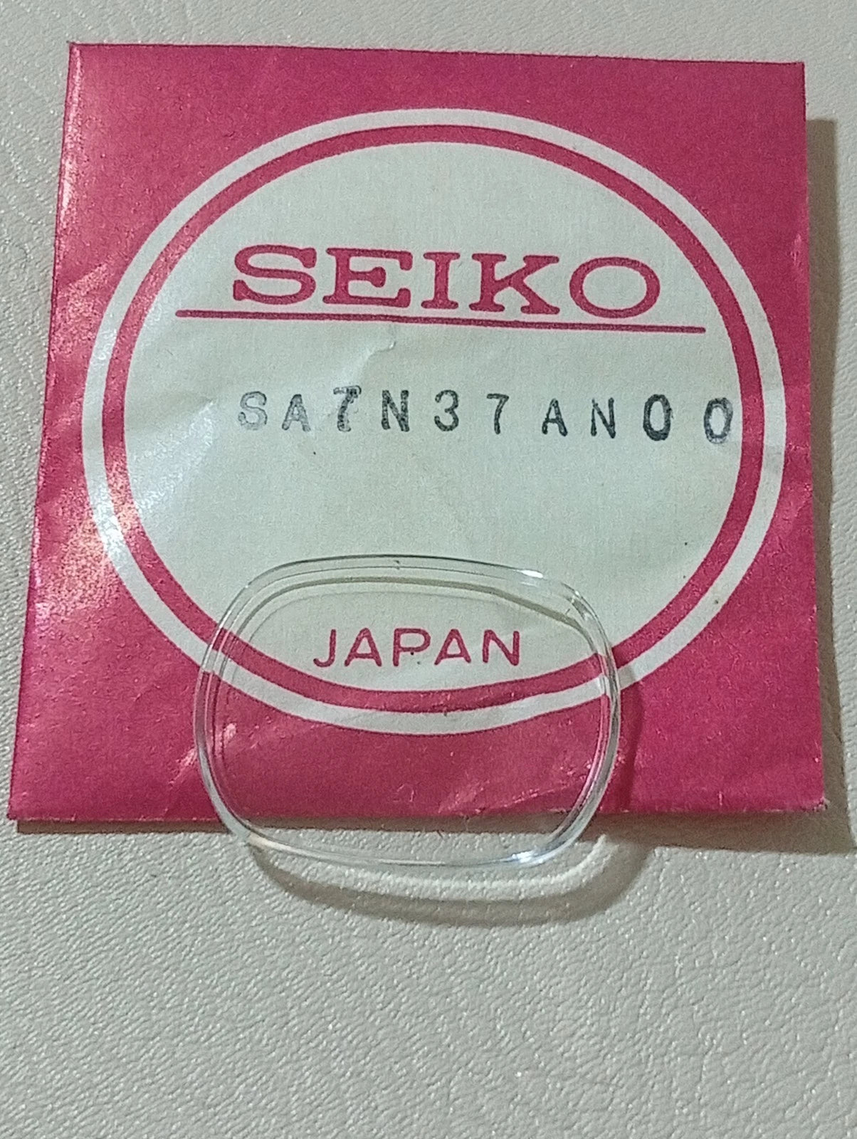 Seiko Glass Genuine Crystal SA7N37AN00 NOS