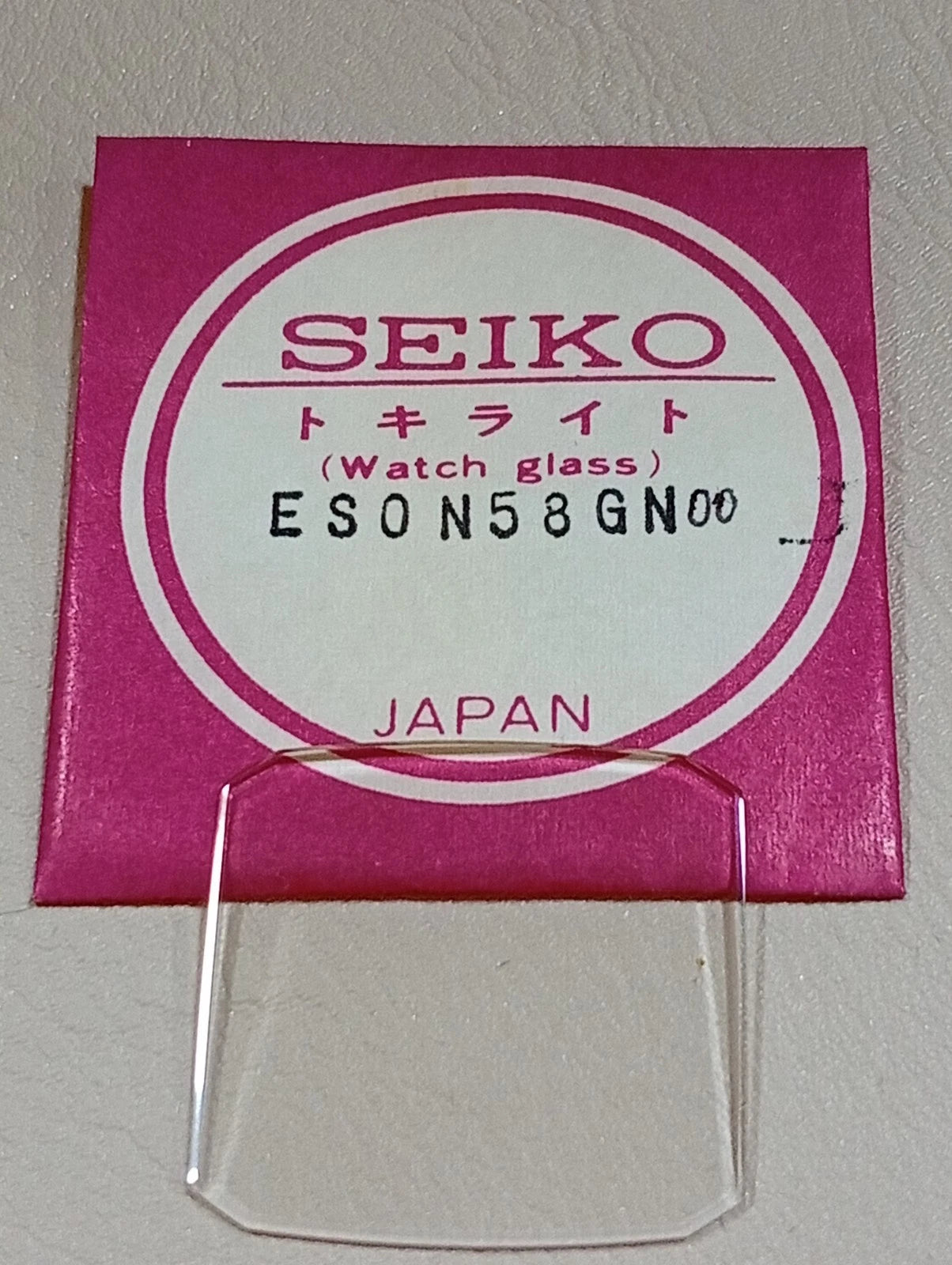 Seiko GLASS Genuine ES0N58GN00 NOS