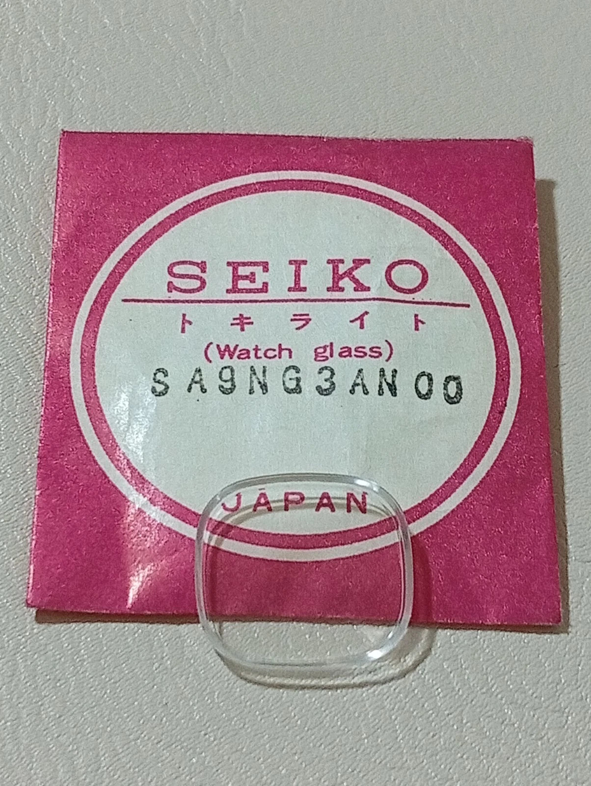 Seiko SA9NG3AN 00 N Vetro Crystal Glass Watch Glass Verre Original 1100-5590 NOS