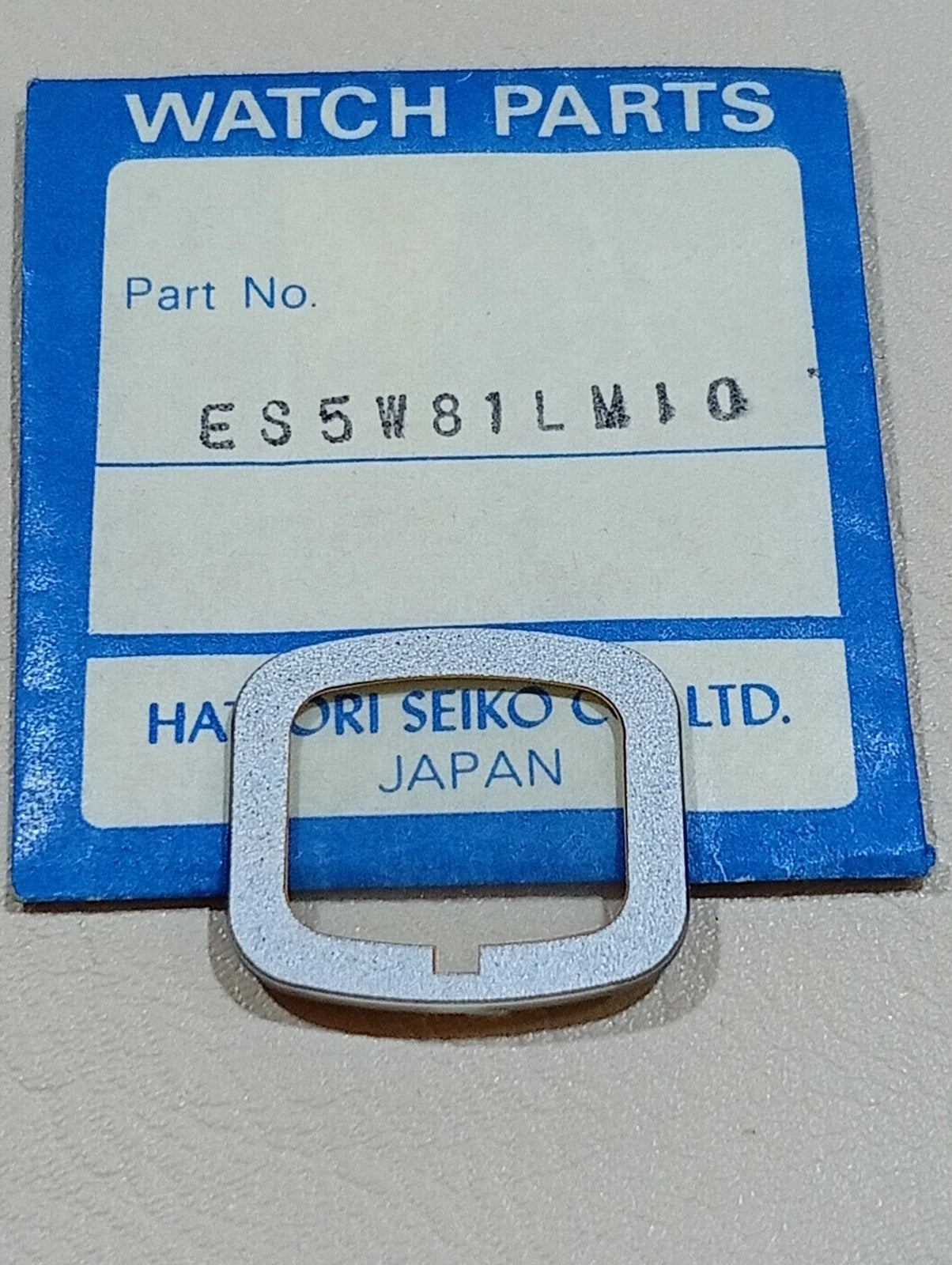 Seiko ES5W81LM10 Glass Crystal Glass Original NOS