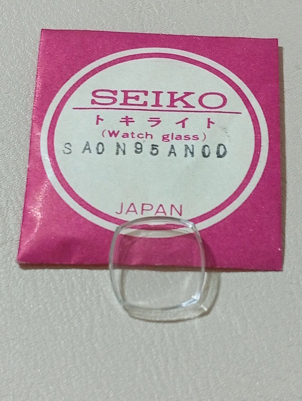 Seiko SA0N95AN 00 Vetro Crystal Glass Watch Glass Verre NOS Original Per 1104-32