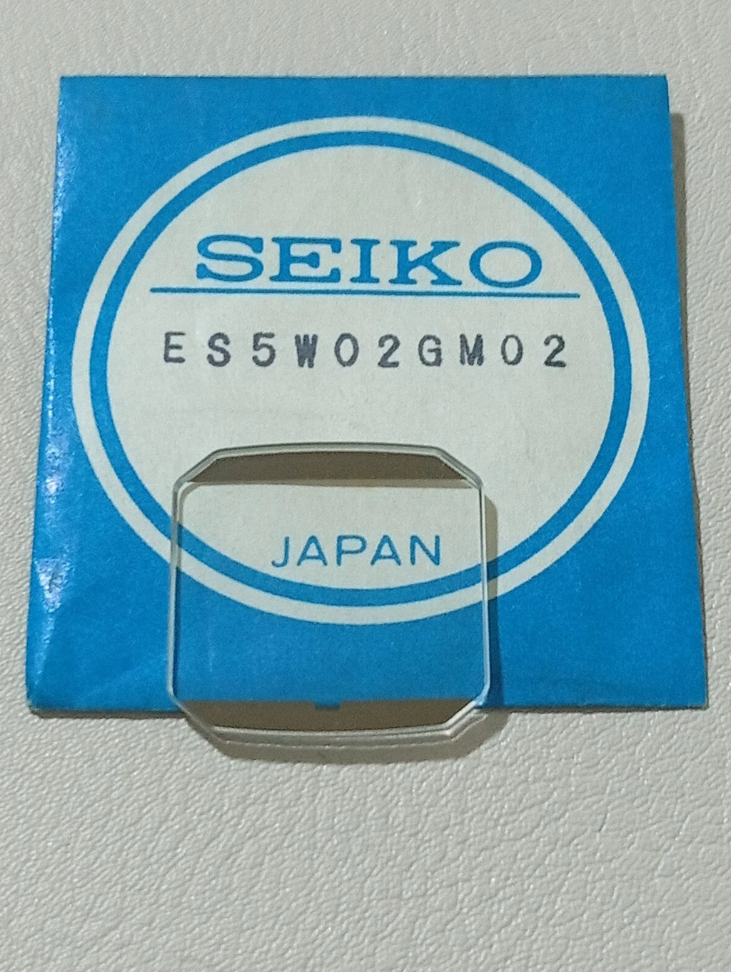 Seiko ES5W02GM02 Glass Crystal Original NOS