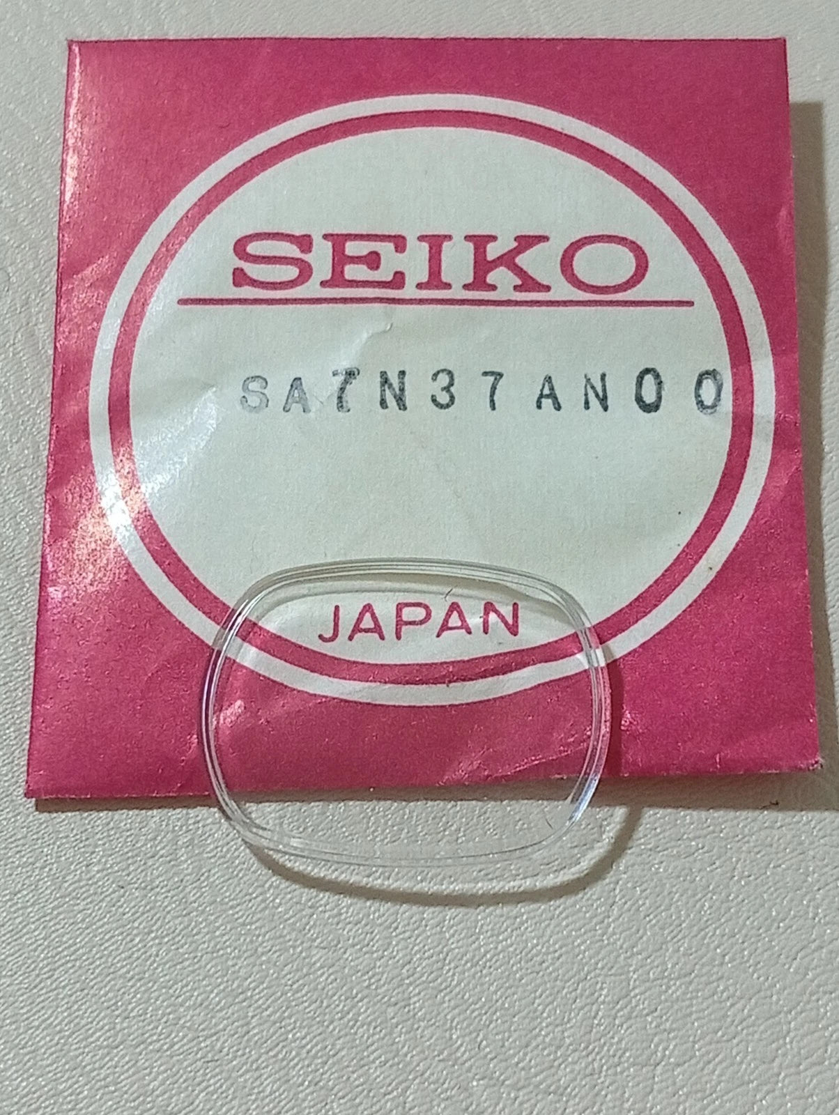 Seiko Glass Genuine Crystal SA7N37AN00 NOS