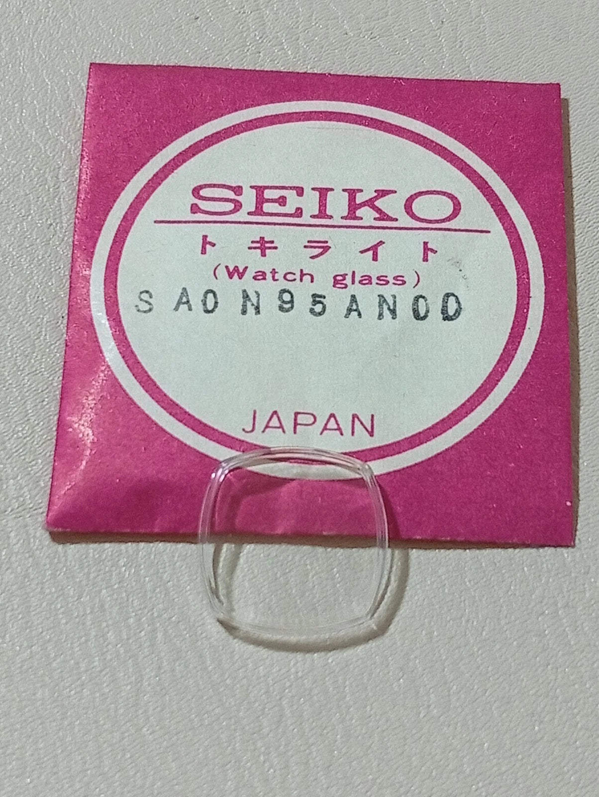 Seiko SA0N95AN 00 Vetro Crystal Glass Watch Glass Verre NOS Original Per 1104-32