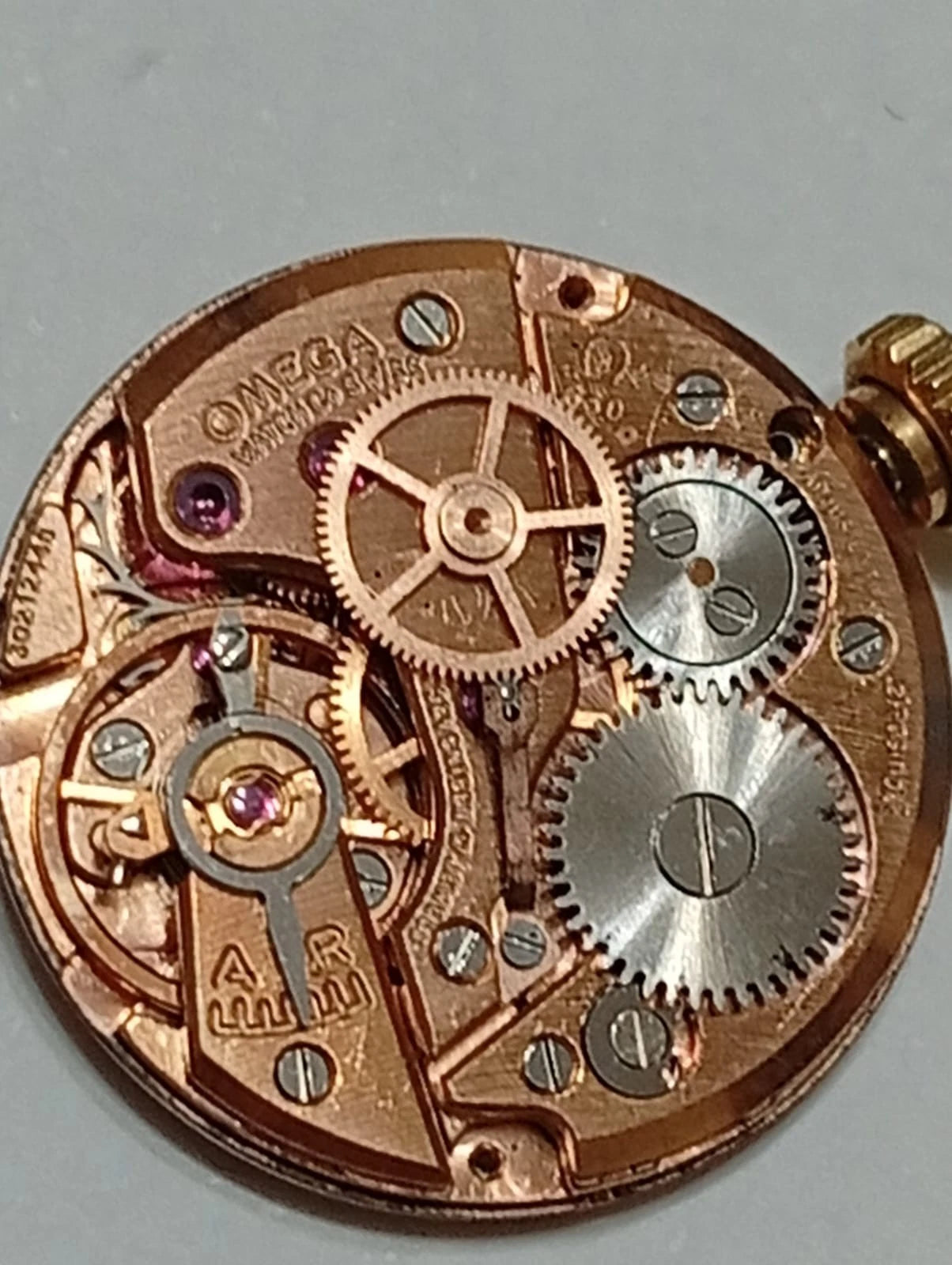 Omega Caliber 630 manual movement with dial/hands/works perfectly/used