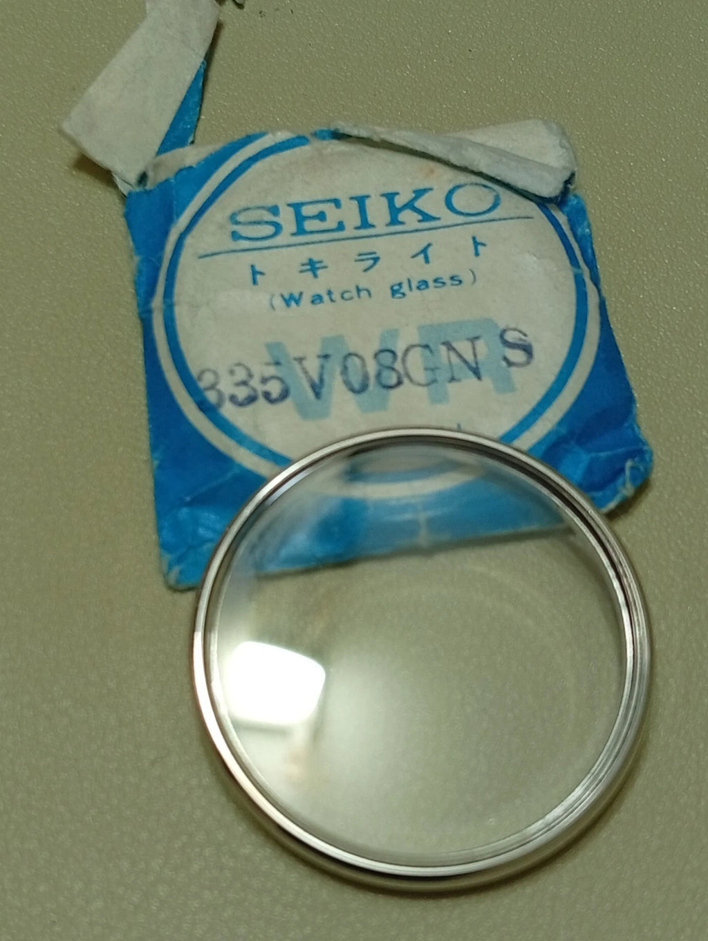 SEIKO Glass 6138-8000 babe banda Crystal 335V08GNS – Original NOS