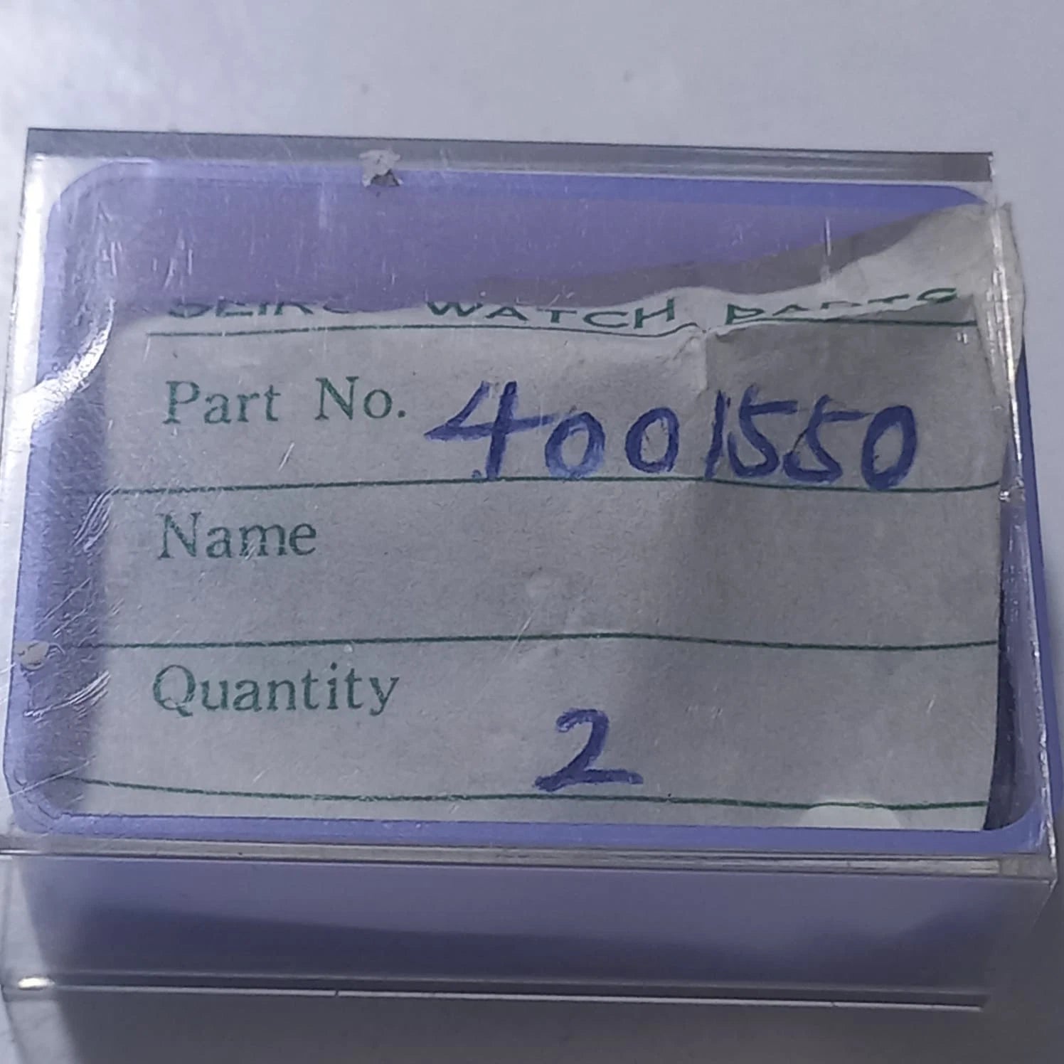 SEIKO Circuit Block Part No. 4001-550