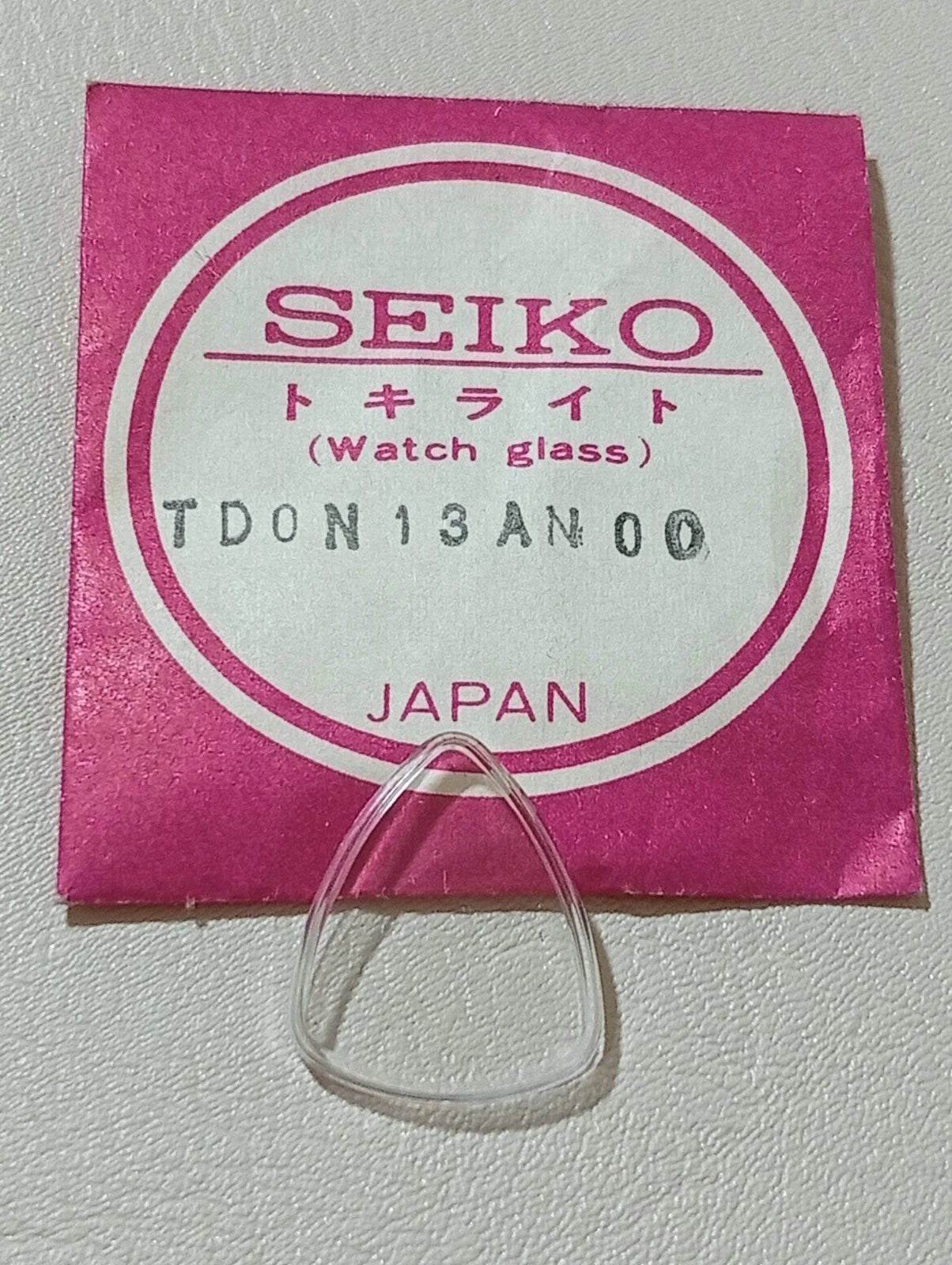 Seiko TD0N13AN 00 Vetro Crystal Glass Watch Glass Verre NOS Original Per 1100-82