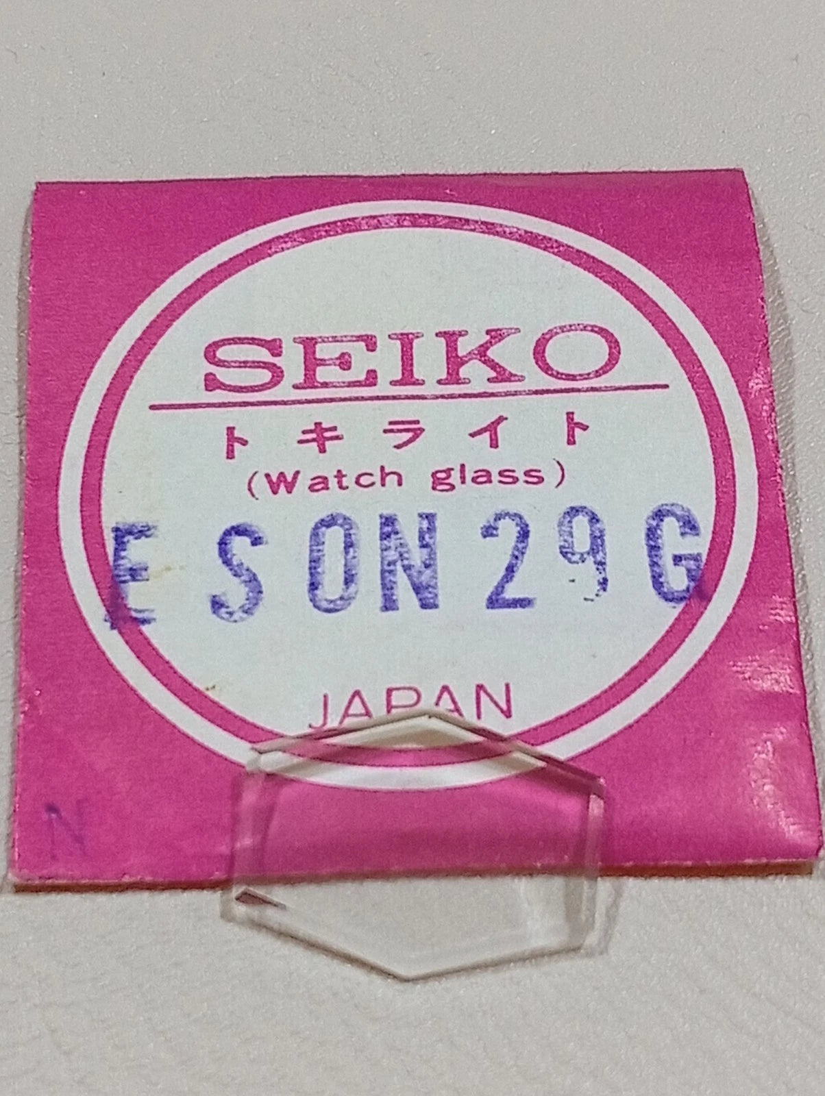 Seiko ES0N29G Crystal Glass Watch Original NOS