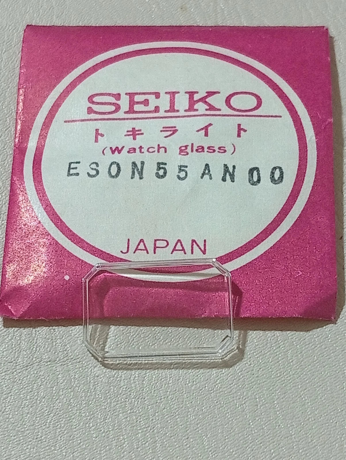 Seiko ES0N55AN 00 Vetro Crystal Glass Watch Glass Verre Original NOS per 1104-33