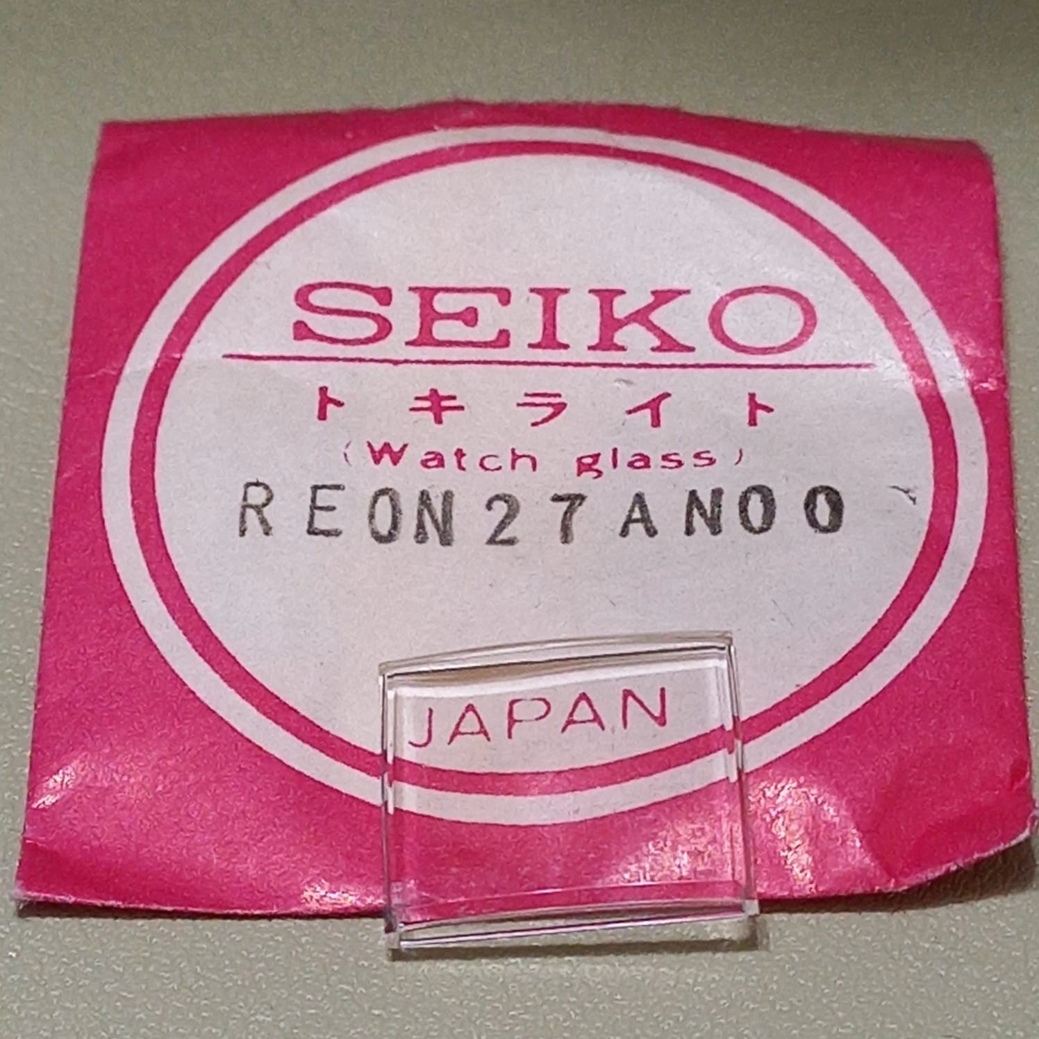 Seiko RE0N27AN 00 Vetro Crystal Glass Uhrenglas Verre NOS Original per 1004-7000