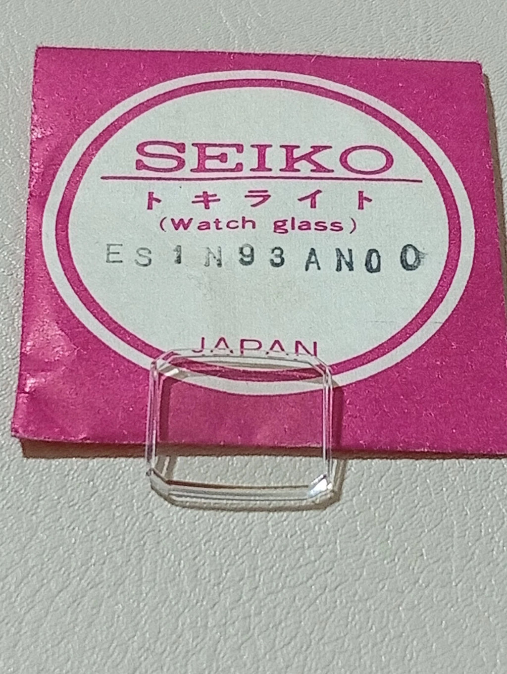 Seiko ES1N93AN 00 Vetro Crystal Glass Watch Glass Verre Original NOS per 1104-34