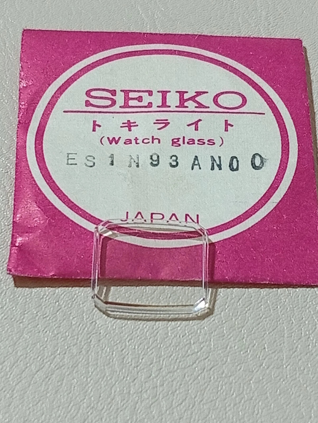 Seiko ES1N93AN 00 Vetro Crystal Glass Watch Glass Verre Original NOS per 1104-34