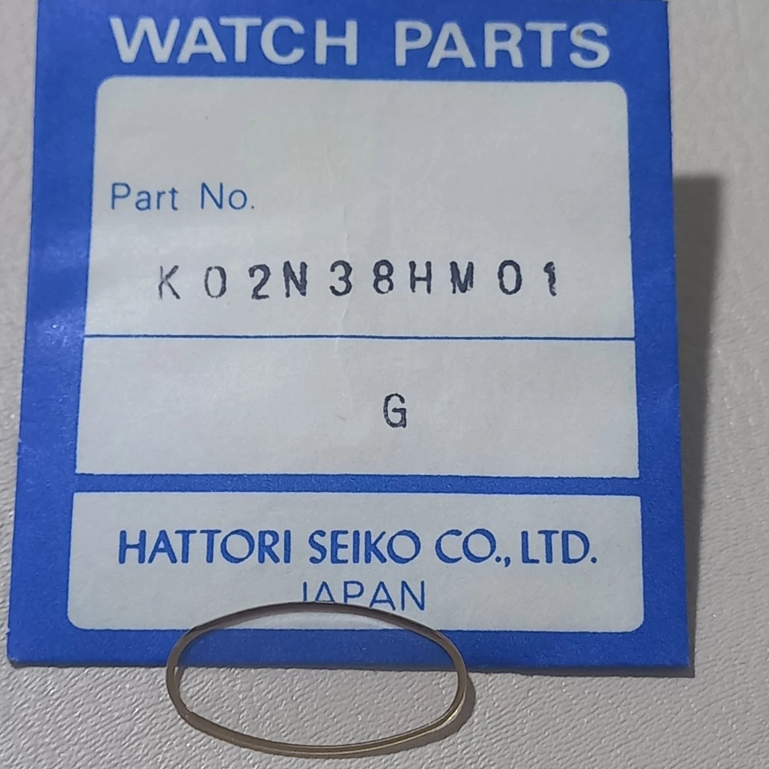 Seiko/Pulsar to fit Watch Crystal K02N38HM01 for 1E20-5710, 1E20-5719