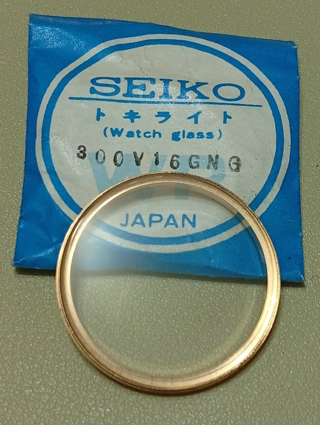 Seiko Crystal Glass 300V16GNG 5606-7196, 5645-7010 ORIGINAL NOS GENUINE