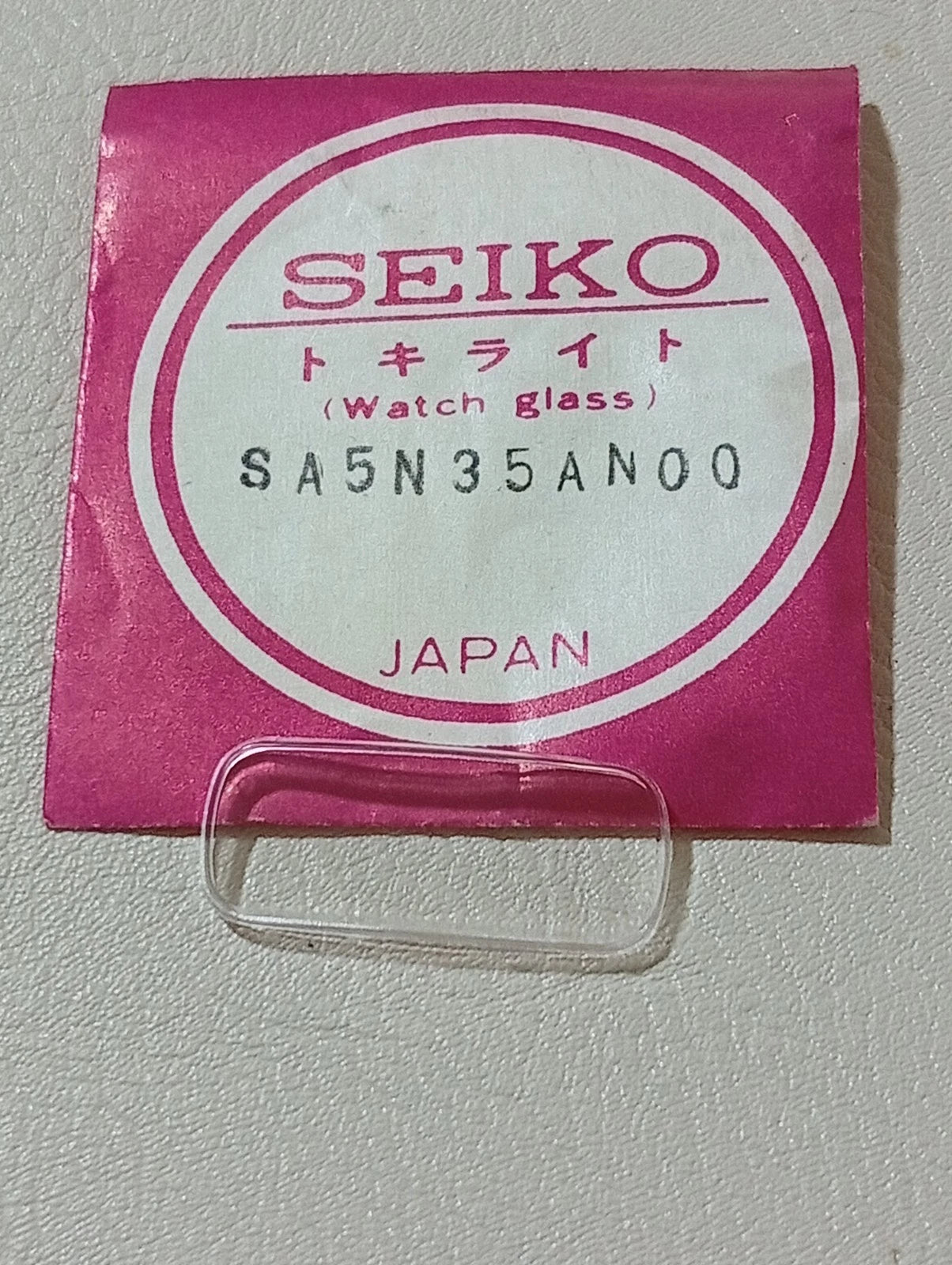Seiko SA5N35AN00 Glass Crystal Original NOS