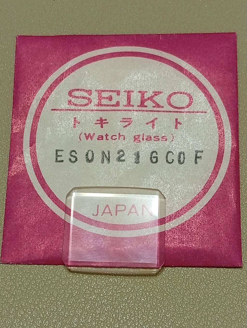 Seiko Genuine Crystal ES0N21GC0F NOS