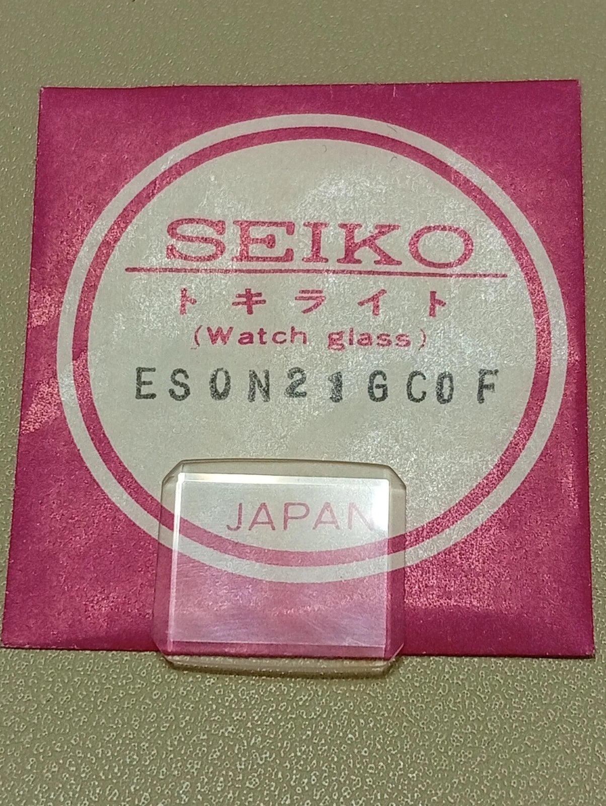 Seiko Genuine Crystal ES0N21GC0F NOS