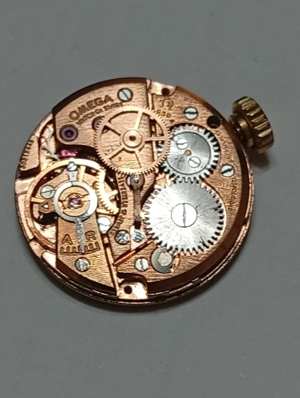 Omega Caliber 630 manual movement with dial/hands/works perfectly/used
