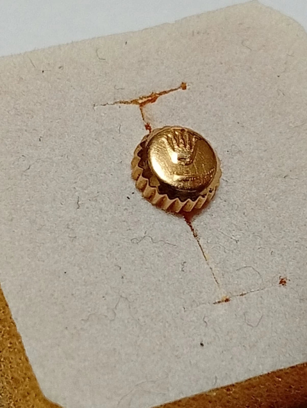 Rolex GOLD CROWN 6.00MM READ THE DESCRIPION