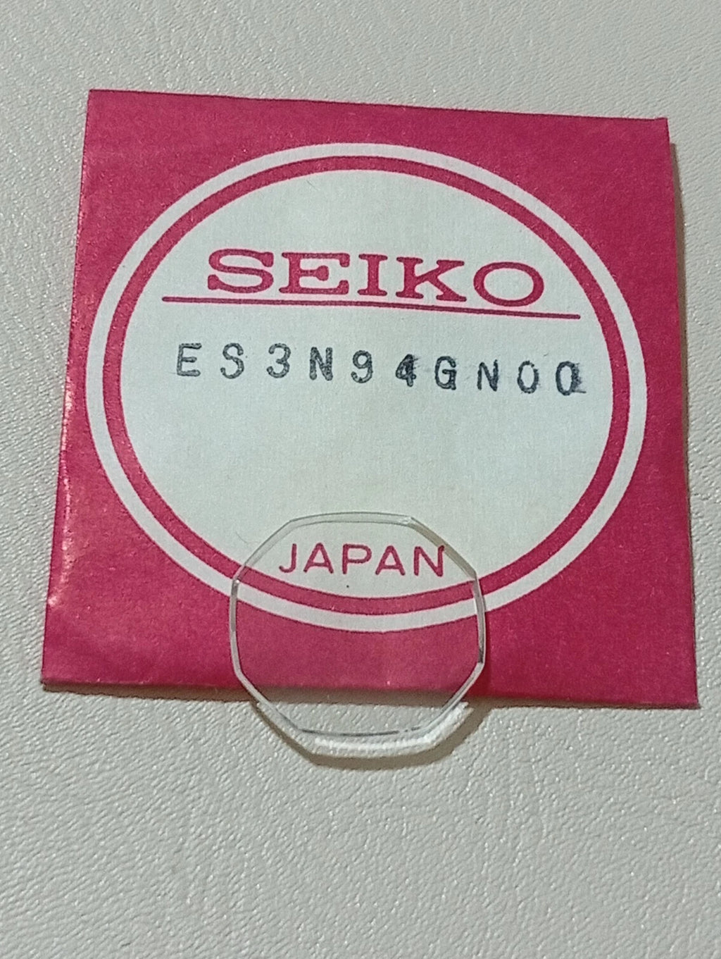 Seiko GLASS Genuine Crystal ES3N94GN00 NOS