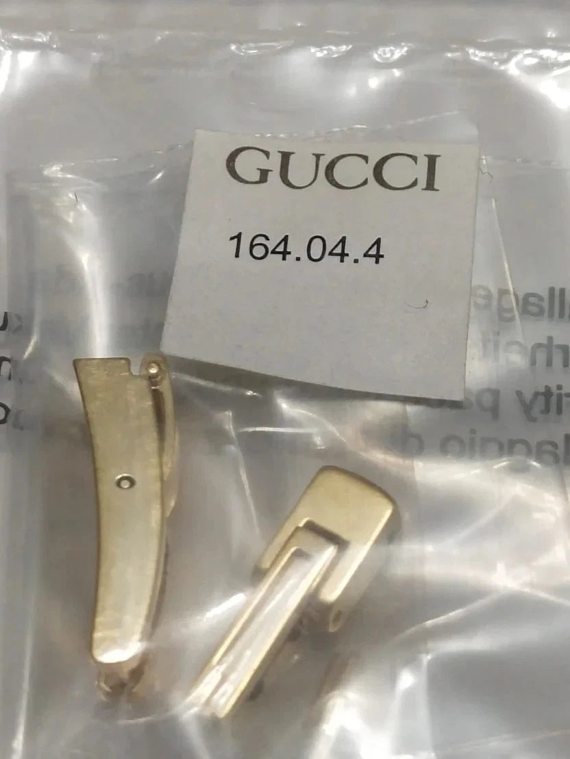 GUCCI Original Watch Clasp – Gold Color – Ref. 164.04.4 – NOS