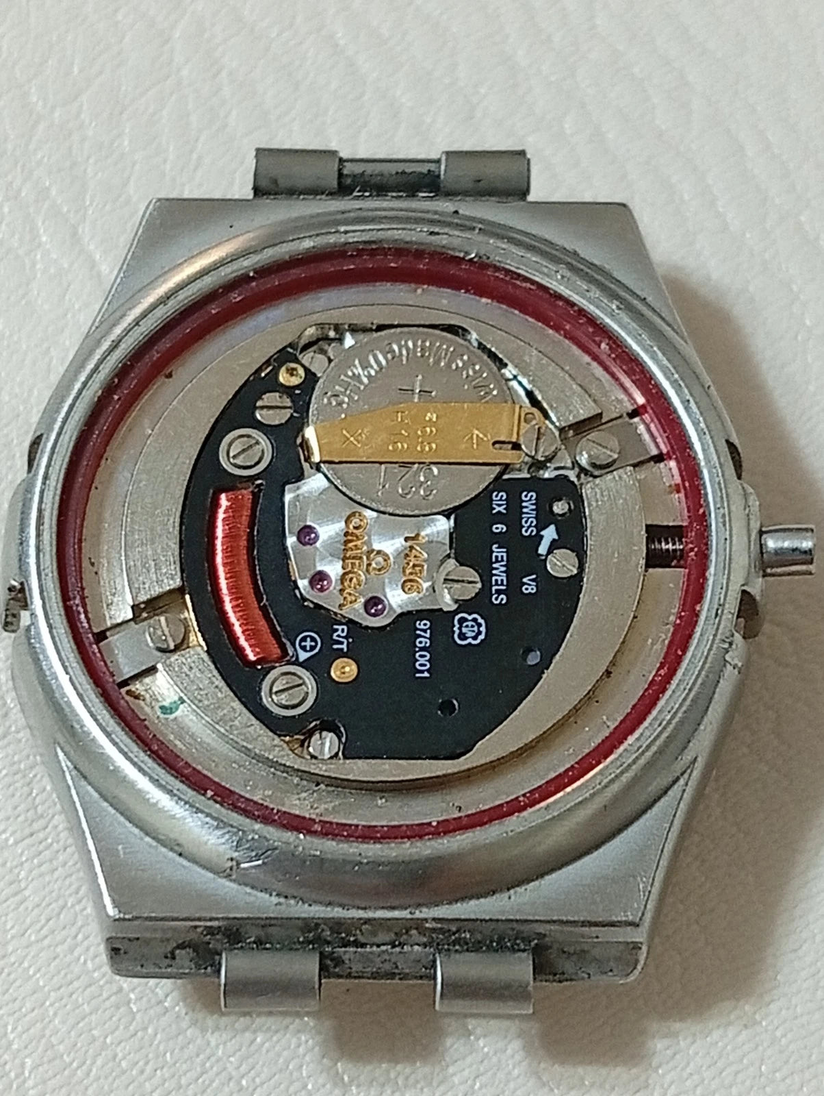 OMEGA Case With Dail Mother Of Bird /Hand & Movment/Working