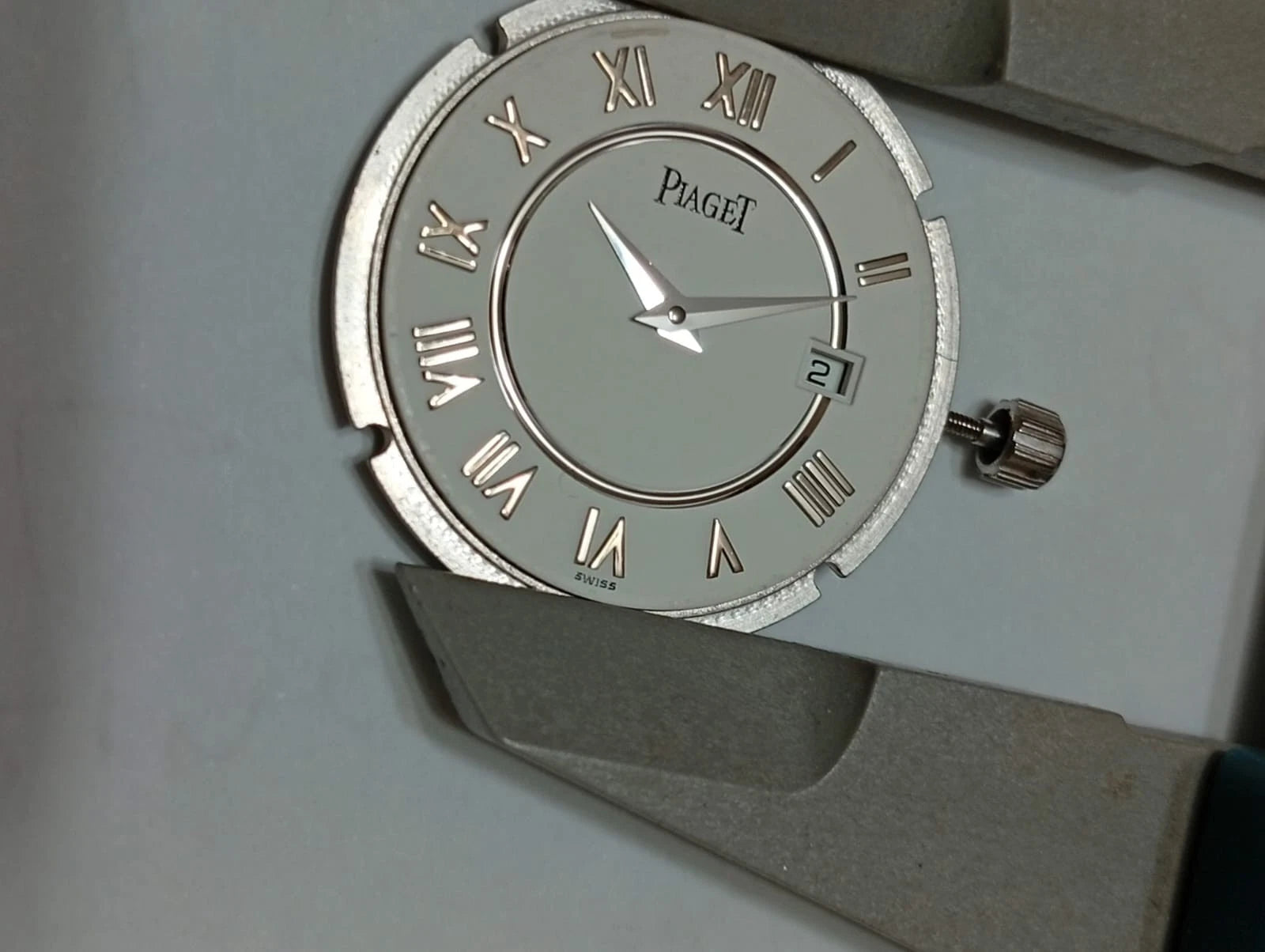 PIAGET MOVEMENT CAL.256P WITH DAIL & HANDS / CROWN WHITE GOLD FULL WORK