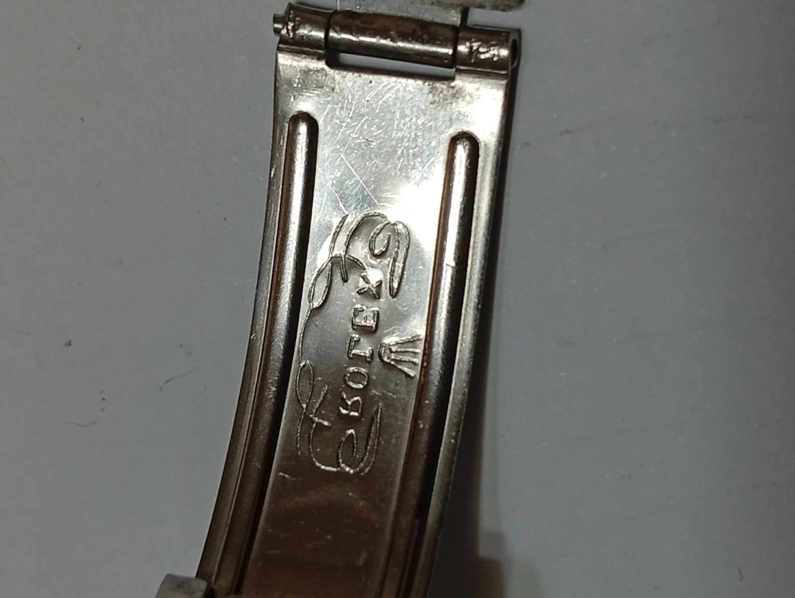 Rolex Precision Oysterdate 6694 19mm Riveted Bracelet Endlink 60