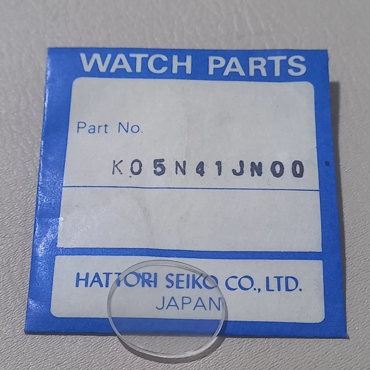 Seiko K05N41JN00, H0 15.48 x 13.00 Crystal Watch Part, NOS