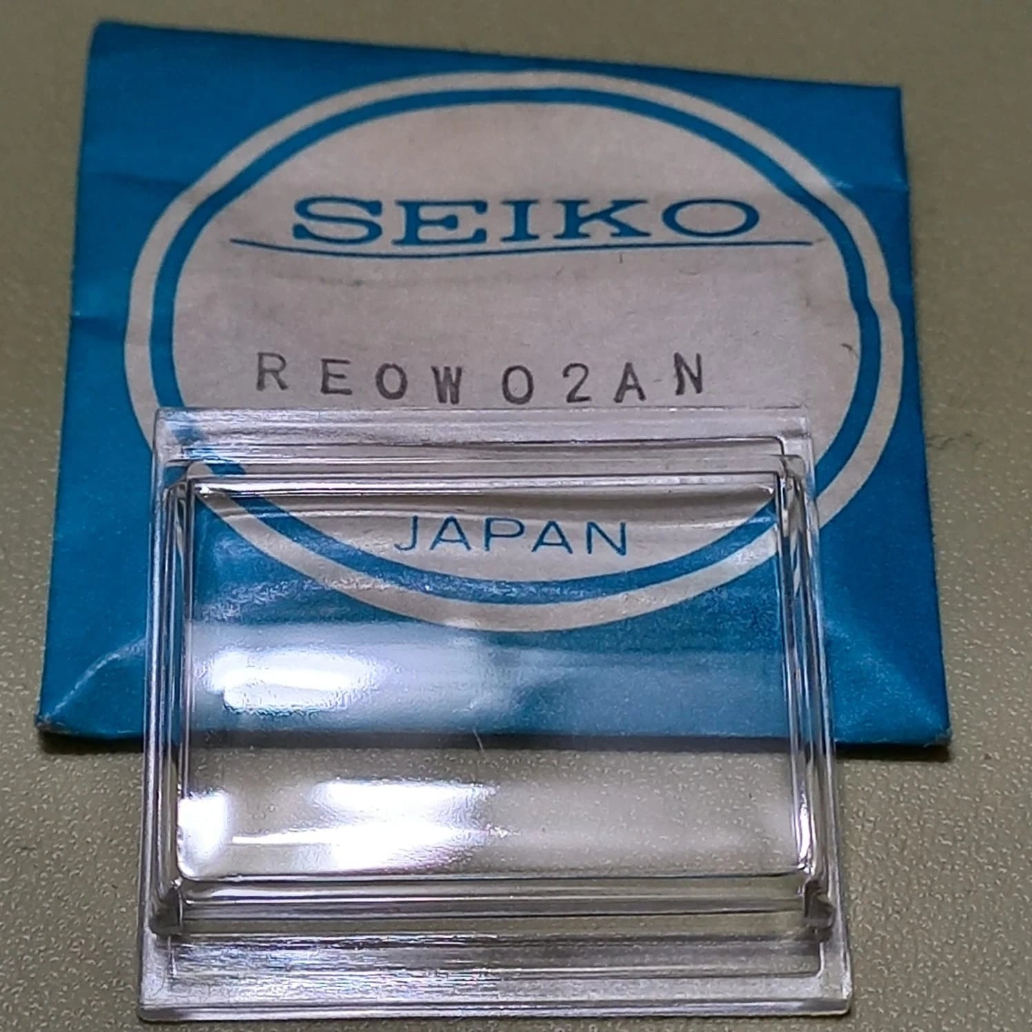 Seiko NOS Watch Glass. RE0W02AN Vintage Seiko Watch Crystal