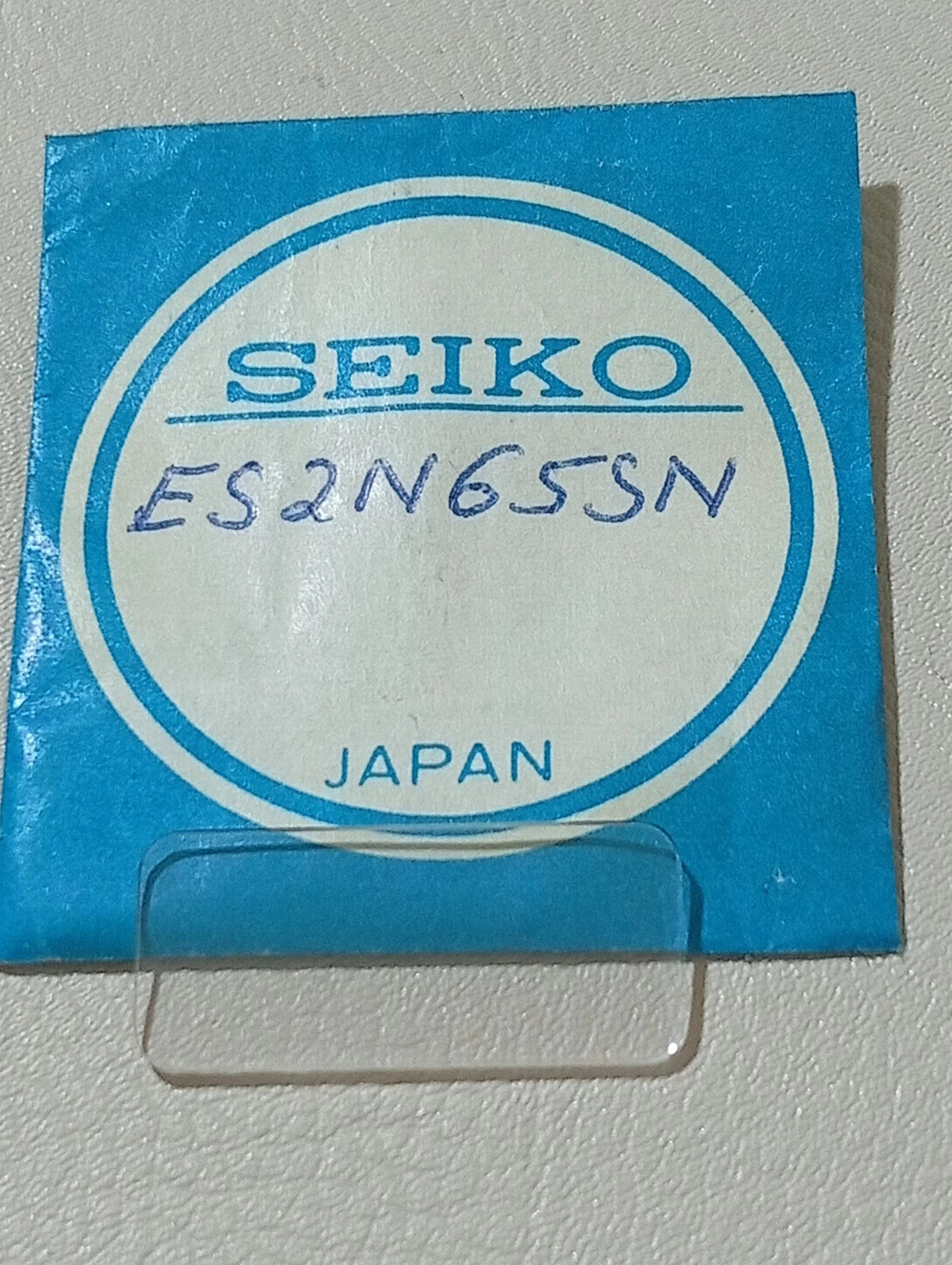 Seiko ES2N65SN Glass Crystal Original NOS