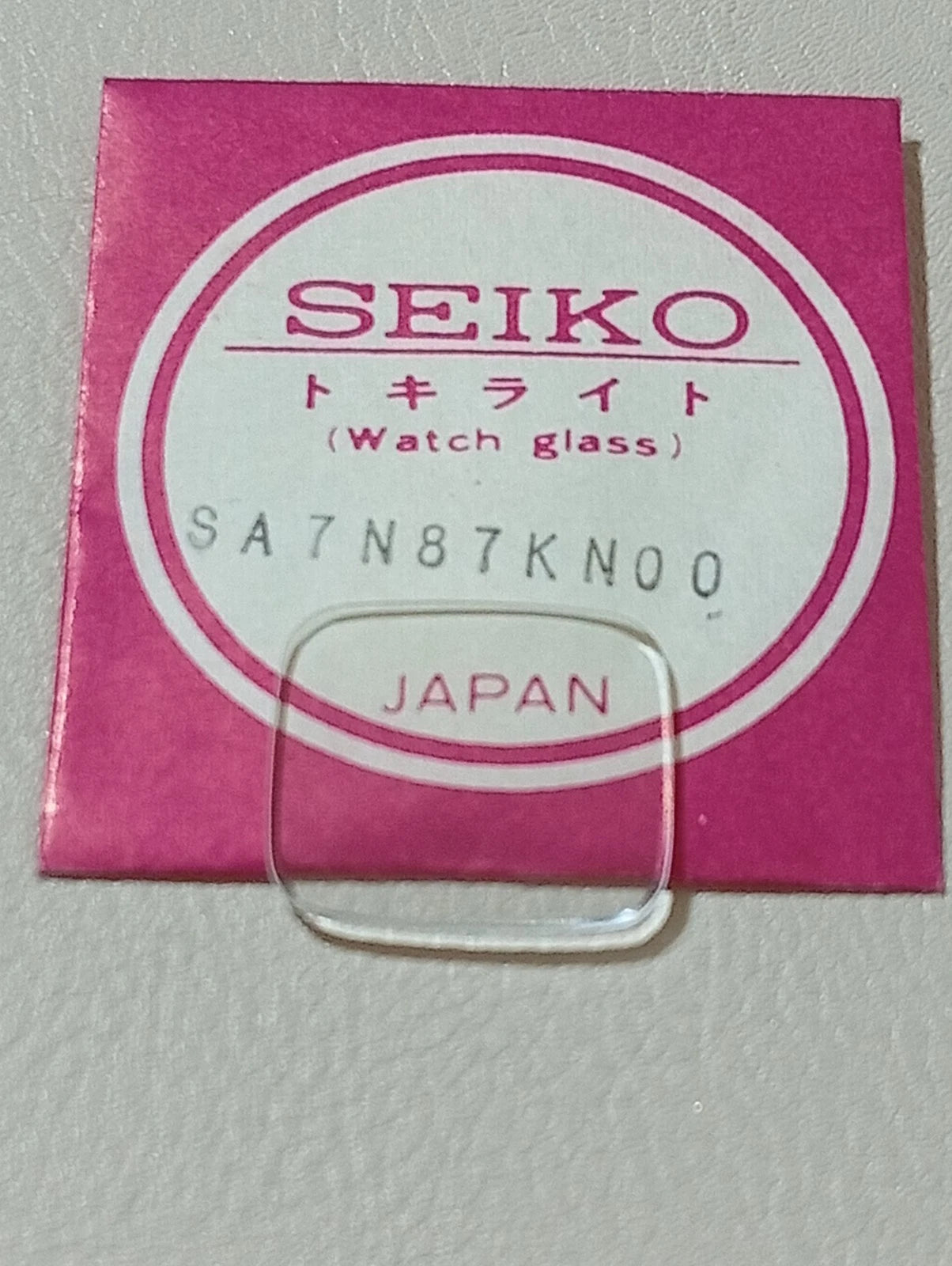 Seiko Genuine SA7N87KN00 NOS Watch Glass Crystal