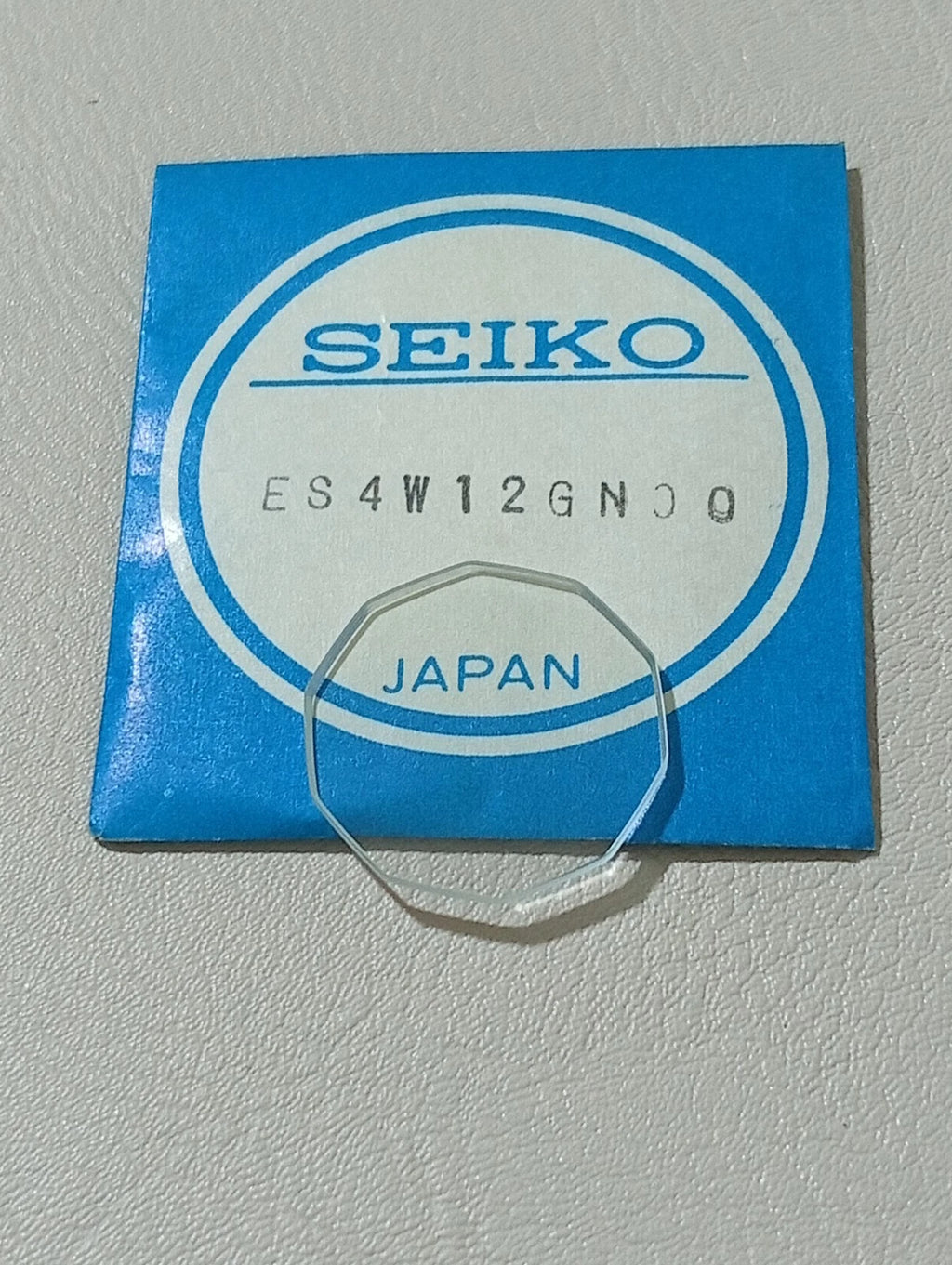 Seiko ES4W12GN00 Glass Crystal Original NOS