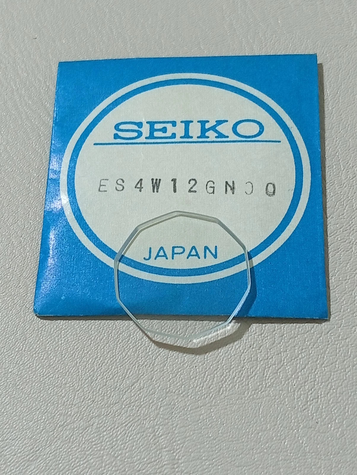 Seiko ES4W12GN00 Glass Crystal Original NOS