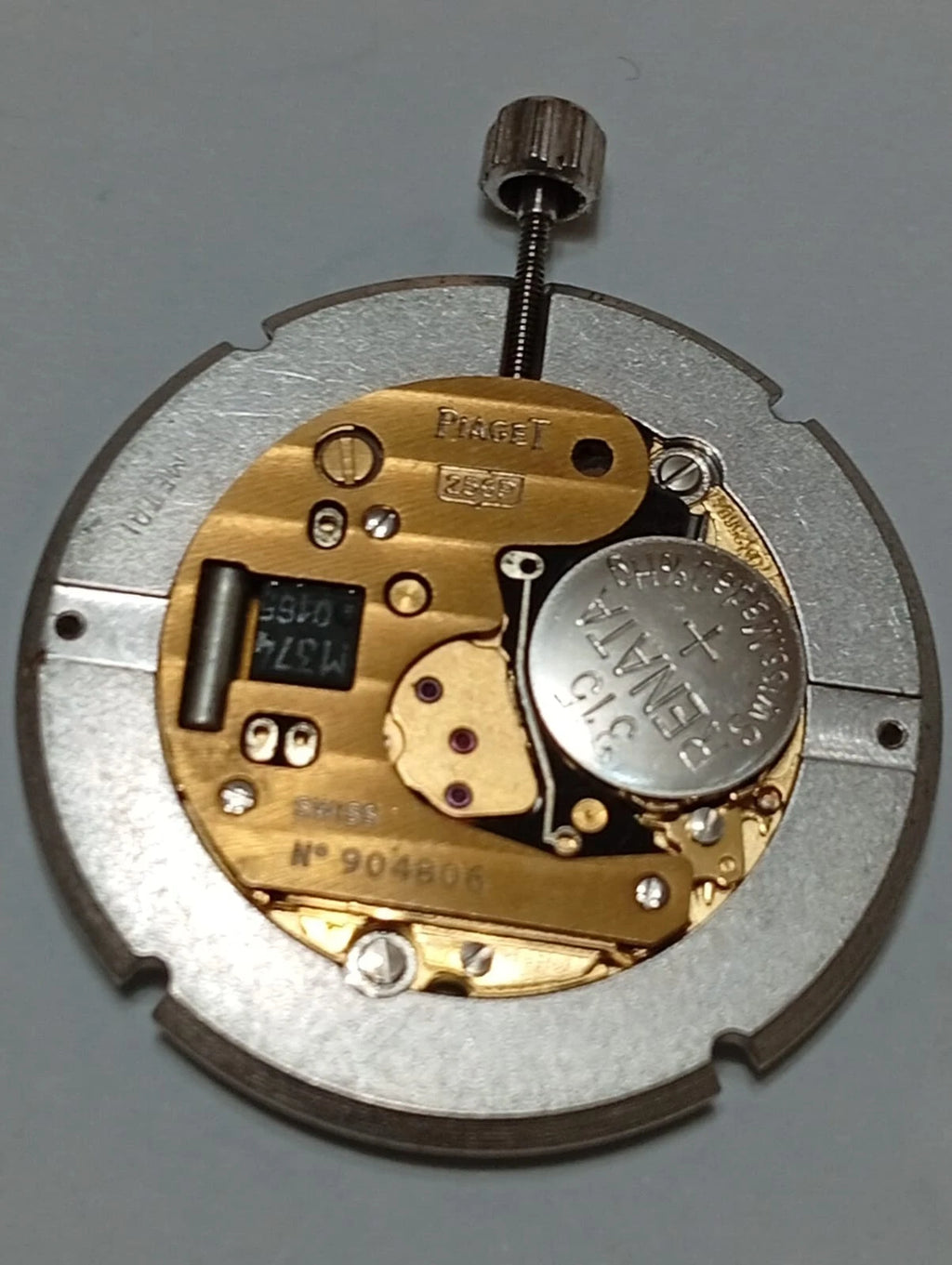 PIAGET MOVEMENT CAL.256P WITH DAIL & HANDS / CROWN WHITE GOLD FULL WORK