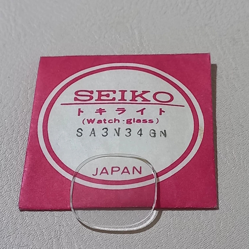 SEIKO Wristwatch mineral crystal / replacement crystal SA3N34GN for 3422-5000