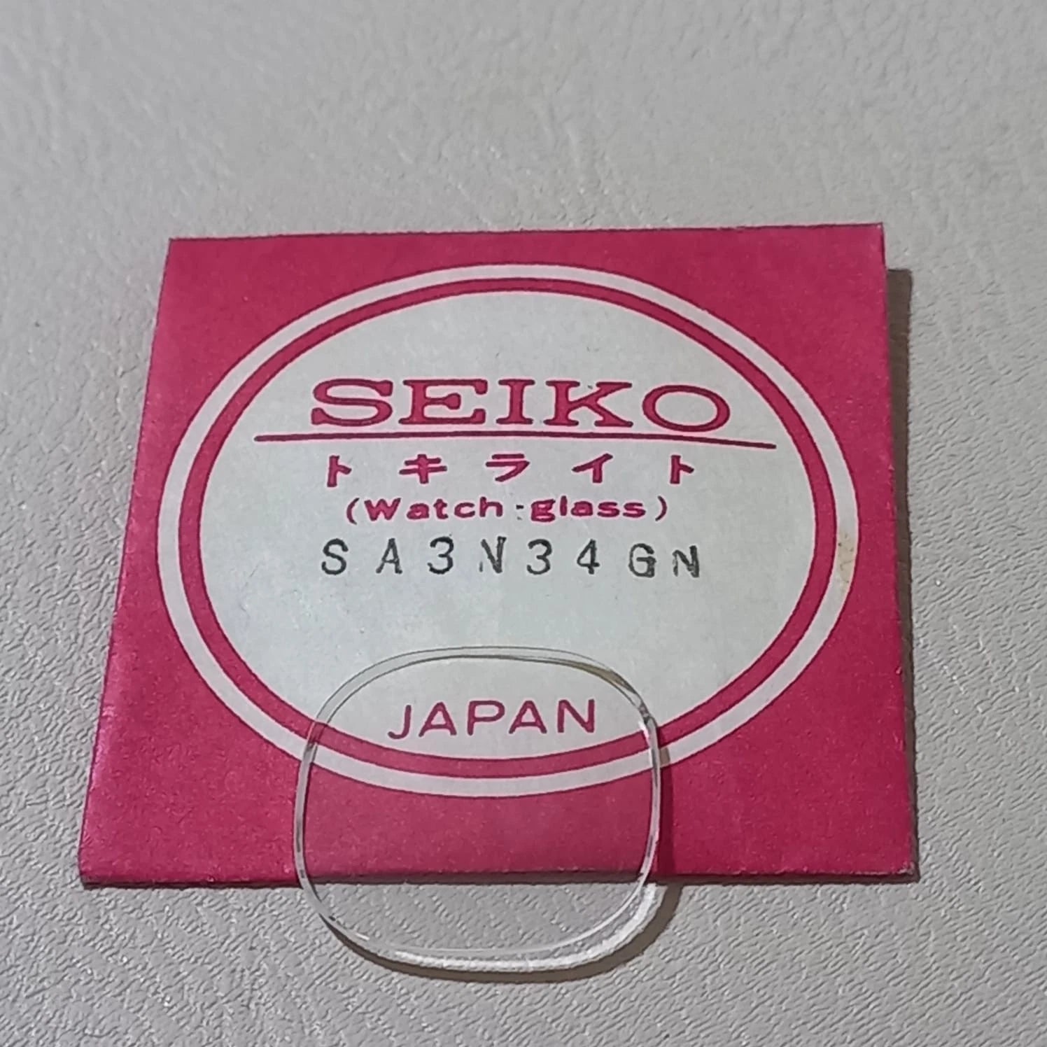 SEIKO Wristwatch mineral crystal / replacement crystal SA3N34GN for 3422-5000